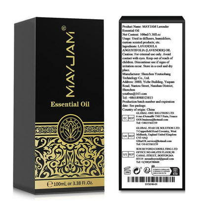 MAYJAM 100ML Glass Bottle Essential Oil, Scented Oils for Airfreshener, Home Fragrance, Perfume, Household, House Smell Good Products, Scent Gift