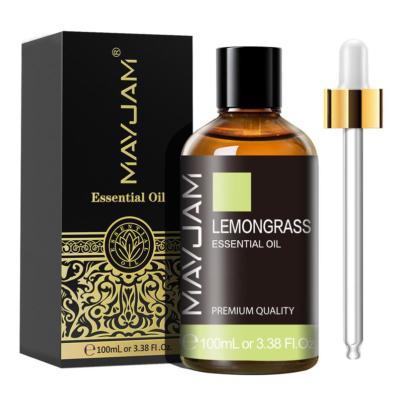 MAYJAM 100ML Glass Bottle Essential Oil, Scented Oils for Airfreshener, Home Fragrance, Perfume, Household, House Smell Good Products, Scent Gift